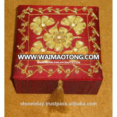 Embroidered Decorative Gift Box