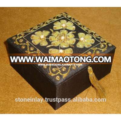 Beautiful Embroidery  Handmade Jewelry Box