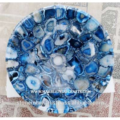 Beautiful Blue Agate Sink Bowl